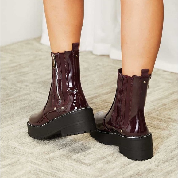 Trendy Zipper Fall Boots - Picture 4 of 6